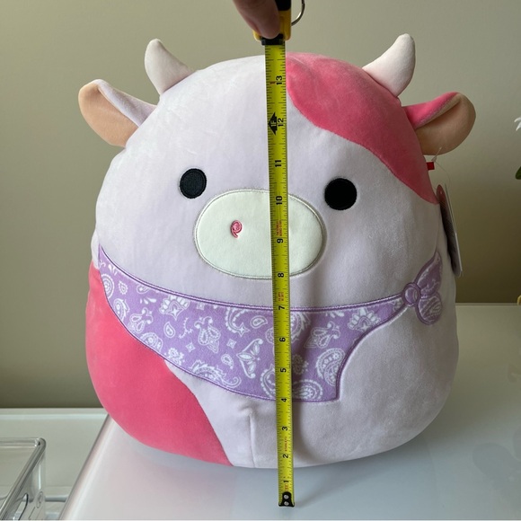 NWT Squishmallows Reshma Cow Pink 14” Squishmallow - Picture 9 of 9
